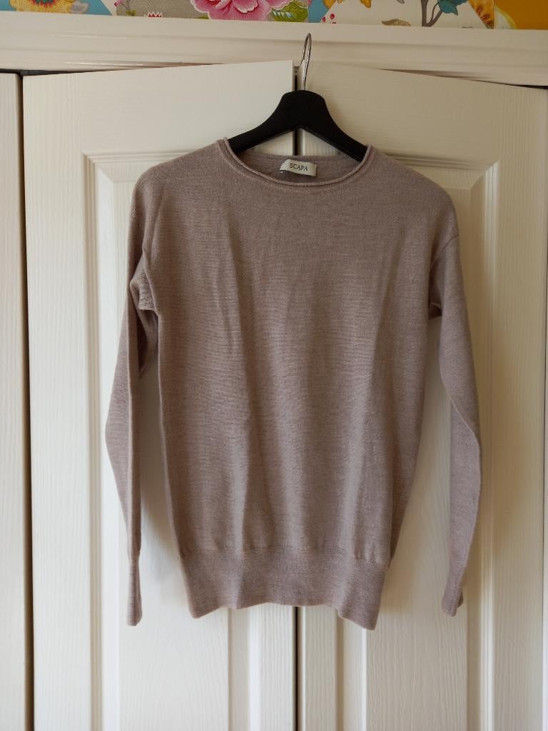 Scapa trui 100% wol mt XS/S, Kleding | Dames, Truien en Vesten, Scapa, Beige, Ophalen of Verzenden, Zo goed als nieuw