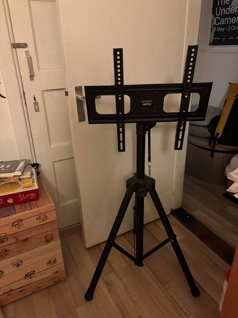Zware tripod standaard tv kwaliteit top en evt tv sony izgs, Ophalen, Zo goed als nieuw