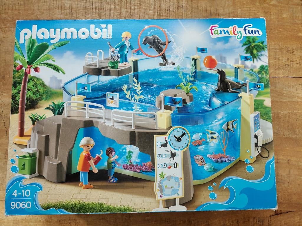 Playmobil groot aquarium set 9060, Kinderen en Baby's, Speelgoed | Playmobil, Ophalen of Verzenden, Zo goed als nieuw