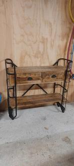 Industriële kast op wieltjes - 120x40x100 cm, Ophalen of Verzenden