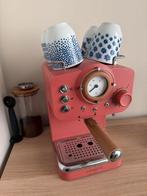 Terracotta Koffiezetapparaat met Melkopschuimer, Stoompijpje, Espresso apparaat, Gemalen koffie, Ophalen of Verzenden