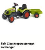 Falk Claas traptractor met aanhanger, Ophalen, Zo goed als nieuw, Trapvoertuig