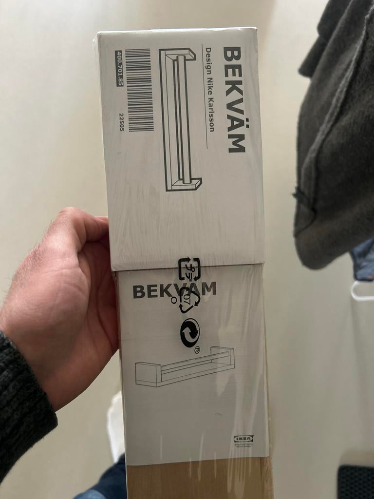 Nieuwe IKEA BEKVÄM kruidenrek / boekenplank (ongeopend), Huis en Inrichting, Woonaccessoires | Wandplanken en Boekenplanken, Nieuw