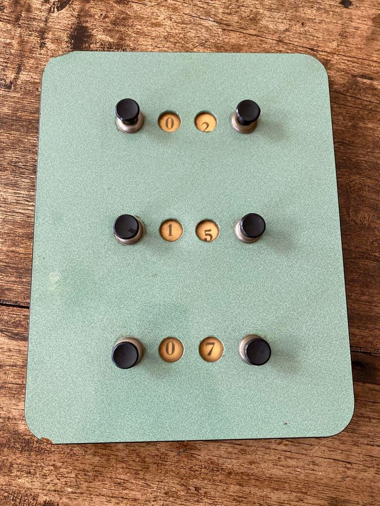 Vintage Biljart Scorebord, Ophalen of Verzenden