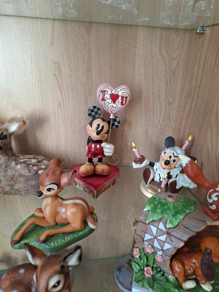 Traditions Mickey mouse i love you, Verzamelen, Disney, Ophalen of Verzenden, Mickey Mouse, Zo goed als nieuw, Beeldje of Figuurtje