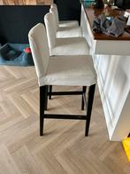 4x Bergmund Ikea barkruk - prima staat - wel nieuwe hoesjes, Ophalen, Met voetsteun, 60 tot 90 cm, Zo goed als nieuw