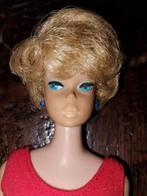 Vintage Barbie pop uit de jaren '60, blond haar, rood badpak, Ophalen of Verzenden, Gebruikt, Barbie