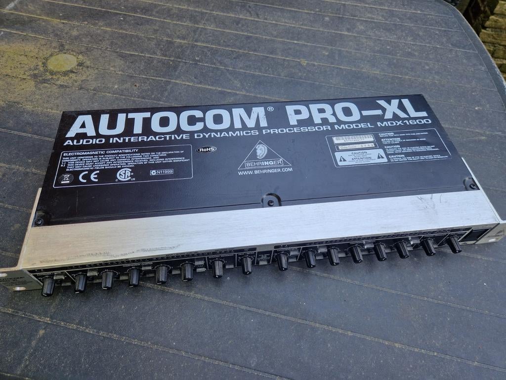 Behringer Autocom Pro-XL MDX1600 Compressor/Limiter, Ophalen, Gebruikt