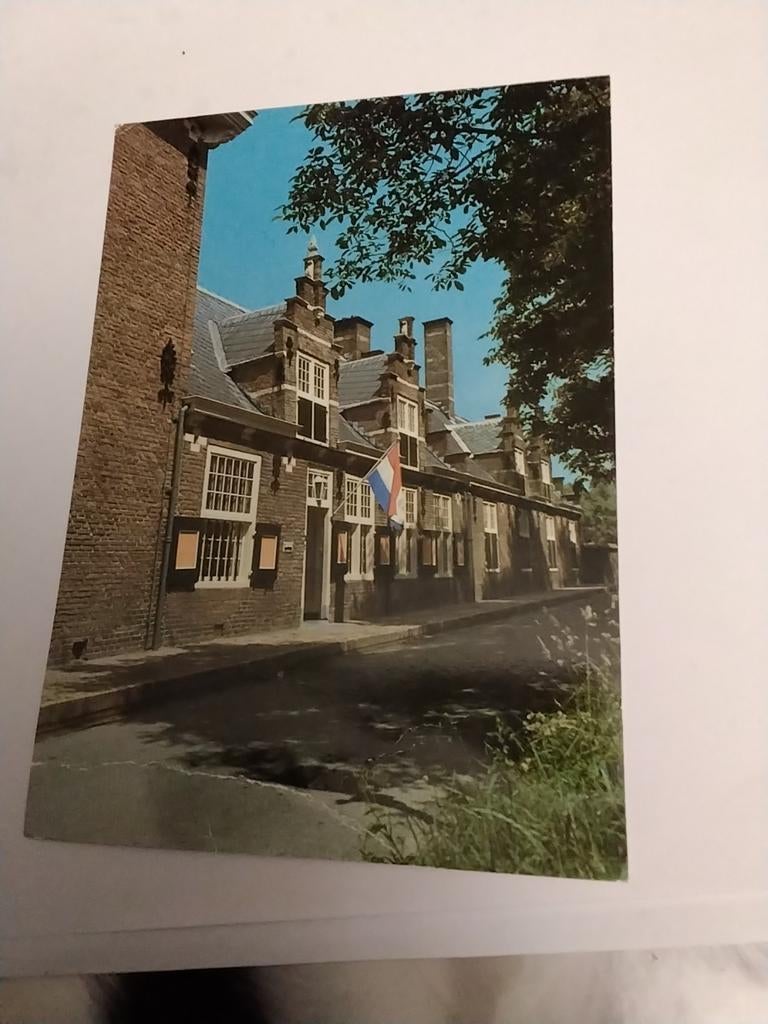 BUREN (GLD) INGANG MUSEUM KONINKLIJKE MARECHAUSSEE, Verzamelen, Ansichtkaarten | Nederland, Ophalen of Verzenden, Gelderland