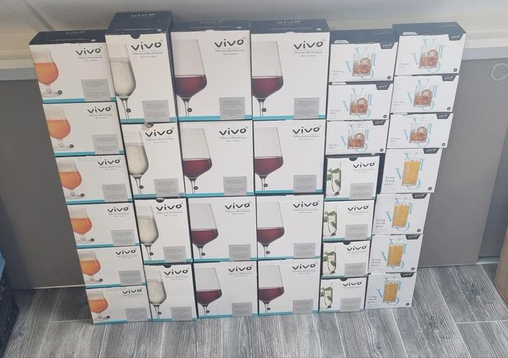 VIVO Villeroy & Boch // AH Albert Heijn kristalglazen, Huis en Inrichting, Keuken | Servies, Nieuw, Glas of Glazen, Overige stijlen