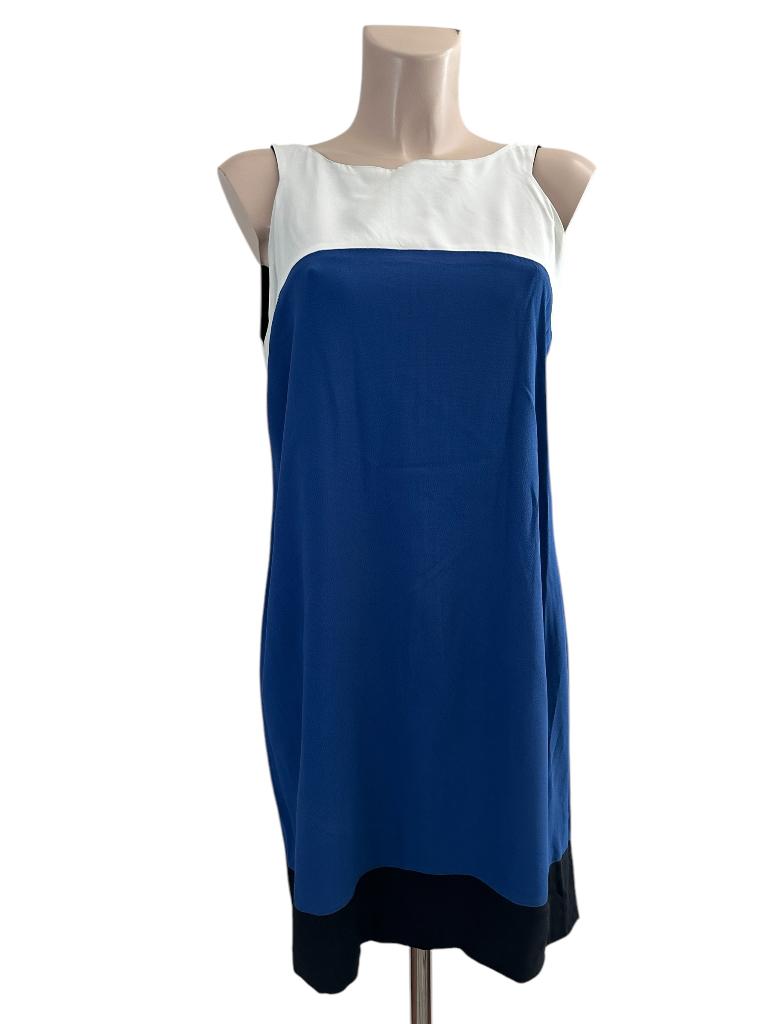 Brian Dales jurk M, Kleding | Dames, Broeken en Pantalons, Zo goed als nieuw, Blauw, Lang, Ophalen of Verzenden