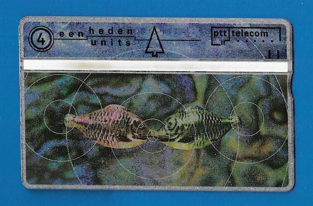 Telefoonkaart PTT kerst 1993 - Vissen, Verzenden, Nederland