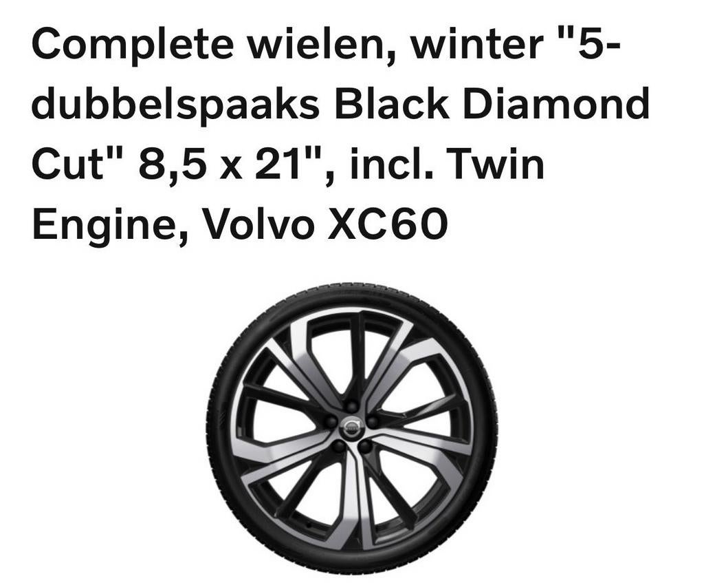 SPLINTERNIEUWE 21” Volvo XC60 velgen + Michelin winterbanden, Auto-onderdelen, Banden en Velgen, 255 mm, Banden en Velgen, Nieuw