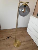 Maison du Monde lamp goud met rookglas, Ophalen, Zo goed als nieuw, Minder dan 100 cm