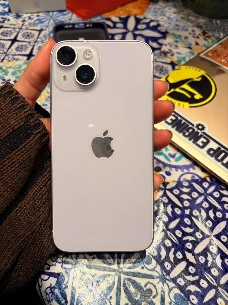 iPhone 14 - Used, as new - 128GB - Purple, 128 GB, Paars, Ophalen of Verzenden, Zo goed als nieuw