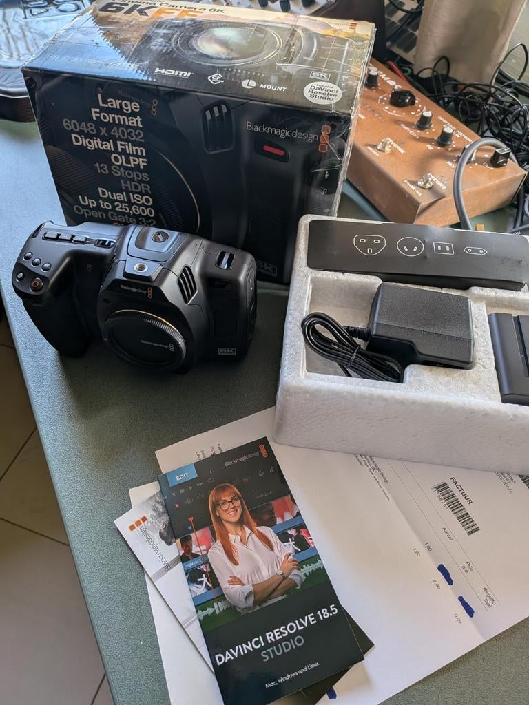 Blackmagic Cinema Camera 6K Full Frame - L Mount 12/2025, Ophalen of Verzenden, 8mm