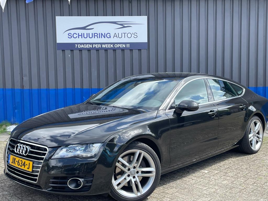 Audi A7 Sportback 3.0 TDI Quattro plus Leer/Navi /adapt crui, Auto's, Audi, Euro 5, Gebruikt, 4 stoelen, 1760 kg