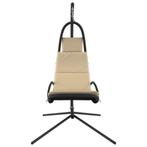 Hangstoel + standaard zwart swing schommelstoel GRATIS BZRGD, Verzenden, Zwart, Zo goed als nieuw, Stof