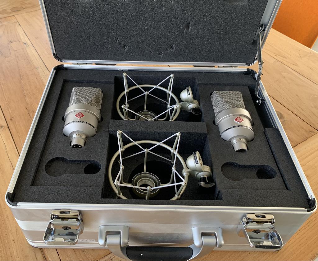Neumann TLM 103 stereo set studio microfoons, Ophalen of Verzenden, Zo goed als nieuw, Studiomicrofoon