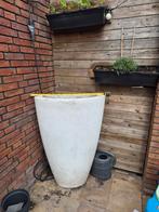 Elho Bloembak Wit - 100x70x30 cm, Tuin en Terras, Bloembakken en Plantenbakken, Kunststof, Gebruikt, 100 cm of meer, Ophalen of Verzenden