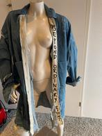 Zara jeans blouse jas met oude look s/m, Maat 38/40 (M), Blauw, ., Ophalen of Verzenden