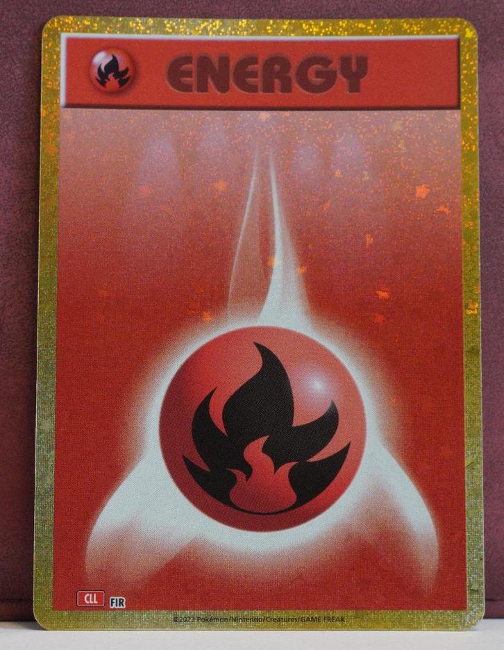 Fire Energy Holo Charizard & Ho-Oh EX Deck Pokémon Kaart, Hobby en Vrije tijd, Verzamelkaartspellen | Pokémon, Nieuw, Losse kaart