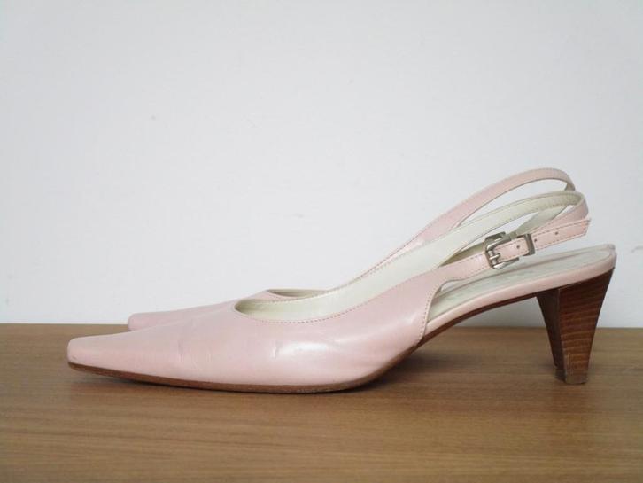 Nr.68: Mooie Pumps schoenen van Ab Donkers maat 39 in goede, Kleding | Dames, Schoenen, Zo goed als nieuw, Pumps, Roze, Ophalen of Verzenden