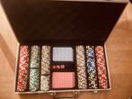 Complete Pokerset in Aluminium Koffer - Zo goed als nieuw, Drie of vier spelers, Ophalen of Verzenden, Zo goed als nieuw