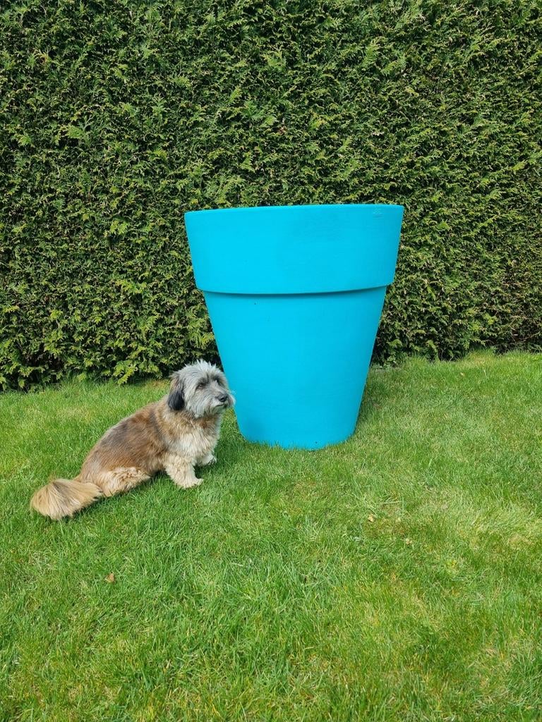 Wamat XXXL Blumenkübel Blumentopf Pflanzkübel Pflanztopf - Big Size 58 Cm Neu (braun) 4477998012