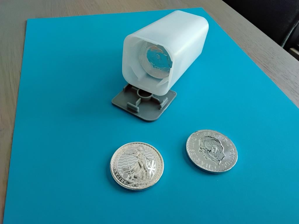 Britannia 2026 zilver .999 tube met 25 munten, Ophalen, Zilver