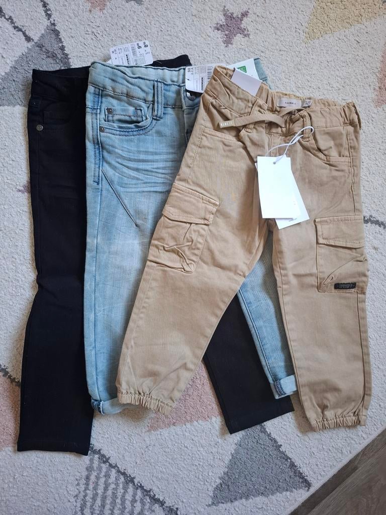 3 nieuwe broeken maat 92 en 98, Ophalen of Verzenden, Nieuw, Jongen, Broek