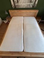 Tweepersoons bed met 2 lattenbodems (2x 80x200), incl. matra, Ophalen, Gebruikt, Tweepersoons, 200 cm