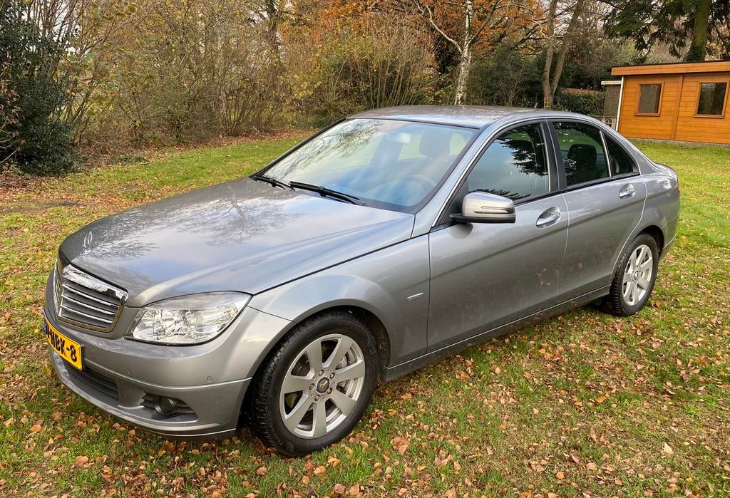 Origineel 95858 km - Mercedes-Benz C-Klasse 1.6 C180 K, Auto's, Mercedes-Benz, 75 €/maand, Handgeschakeld, Grijs, Particulier