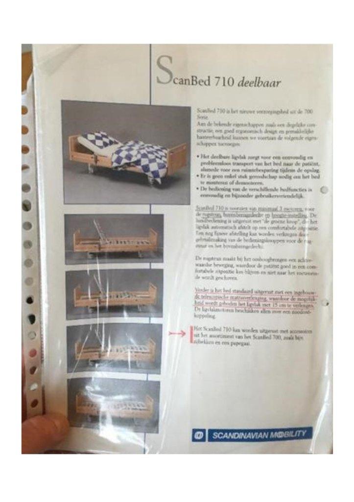 Elektrisch verstelbaar verpleegbed hooglaag, Ophalen