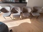 4 eerkamerstoelen  BePureHome, Huis en Inrichting, Stoelen, Ophalen of Verzenden, Zo goed als nieuw, Grijs, Stof