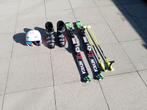 ski set met schoenen en stokken  ca. 8-12 jaar, Overige merken, Gebruikt, 100 tot 140 cm, Ophalen of Verzenden