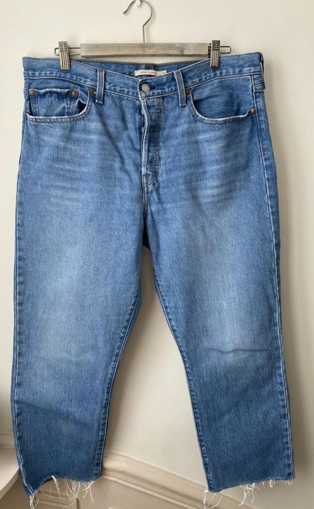 Levi's Wedgie Jeans Maat 33, Blauw, Ophalen of Verzenden, W33 - W36 (confectie 42/44), Gedragen