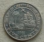 Liberia, 5 cents 1961, Ophalen of Verzenden, Overige landen, Losse munt