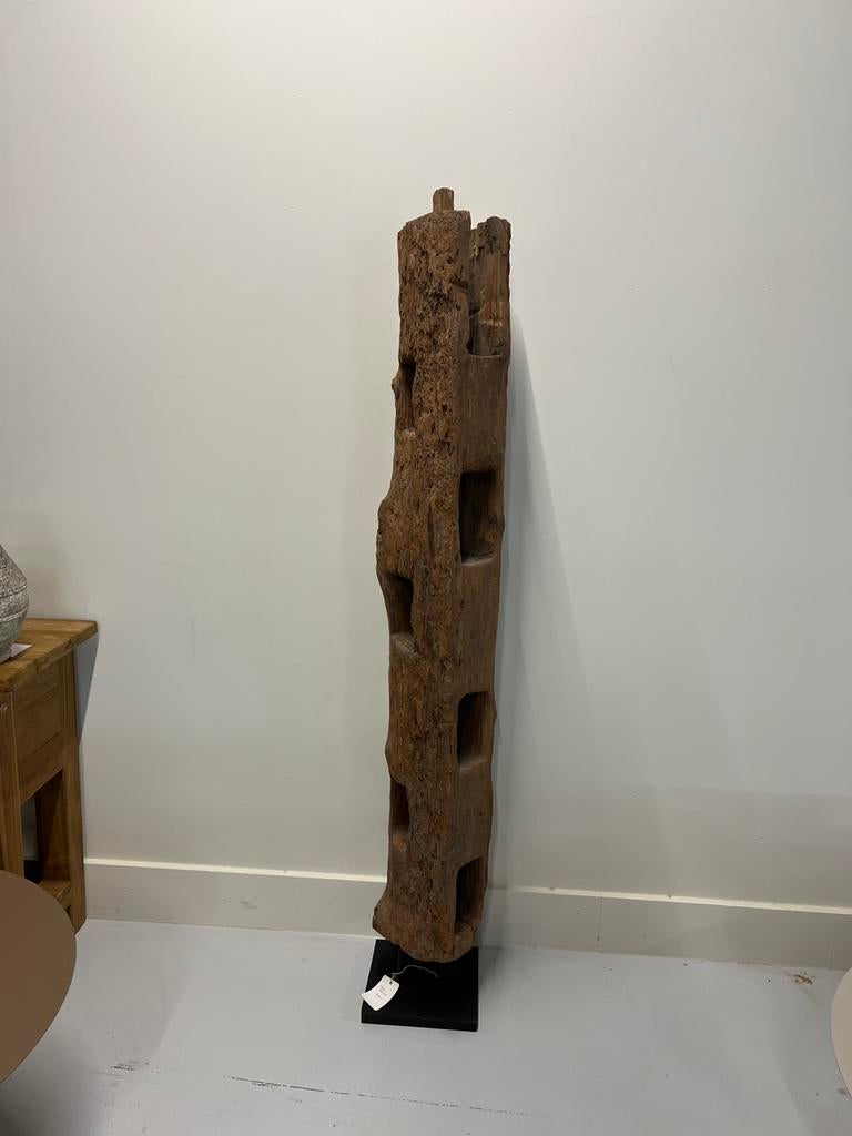 Teak kunst, Antiek en Kunst, Kunst | Beelden en Houtsnijwerken, Ophalen