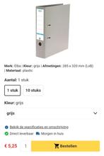 30x Ordner Elba Smart Pro+ A4 80mm - Grijs, Ophalen