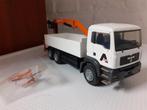 Man Tga met kraan   Conrad 1:50, Hobby en Vrije tijd, Modelauto's | 1:50, Ophalen of Verzenden, Zo goed als nieuw, Bus of Vrachtwagen