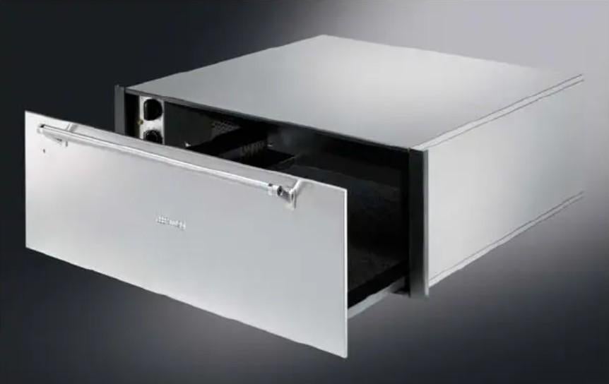 SMEG CTSC14X RVS deur warmhoud lade, Ophalen, Overige typen, Zo goed als nieuw, Metaal