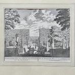 Antieke gravure Bosch en Hoven, Heemstede, Antiek en Kunst, Kunst | Etsen en Gravures, Ophalen of Verzenden