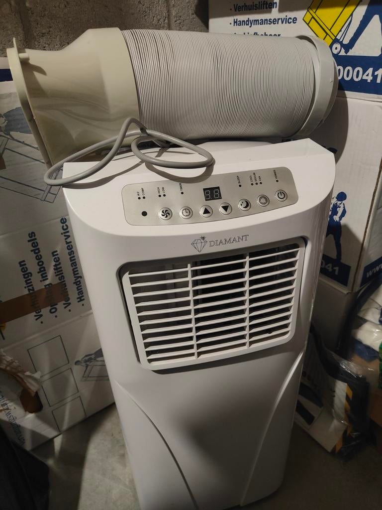 Diamant Airconditioning, Witgoed en Apparatuur, Airco's, Ophalen, Minder dan 60 m³, 3 snelheden of meer, Zo goed als nieuw