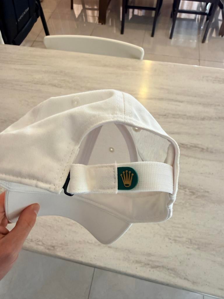 Witte Rolex pet, Kleding | Heren, Hoeden en Petten, Ophalen of Verzenden, Nieuw, One size fits all, Pet