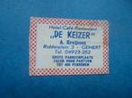 Oud lucifermerk Café De Keizer in GEMERT A. Kruijssen, Ophalen of Verzenden, Zo goed als nieuw, Luciferdoosjes of -merken