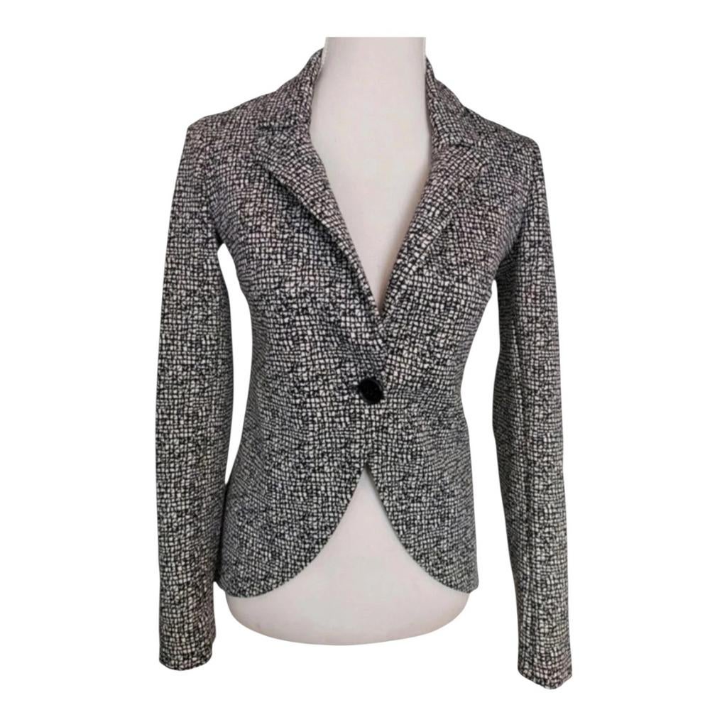 Rinascimento Zwart Wit Blazer Travel Maat S, Kleding | Dames, Jasjes, Kostuums en Pakken, Zo goed als nieuw, Jasje, Maat 36 (S)