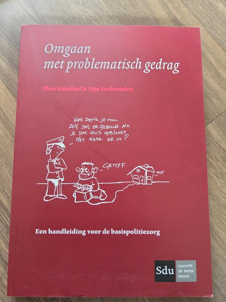 Omgaan met problematisch gedrag, Ophalen of Verzenden, Zo goed als nieuw, Klinische psychologie, Theo Hazelhof & Tejo Verdonschot