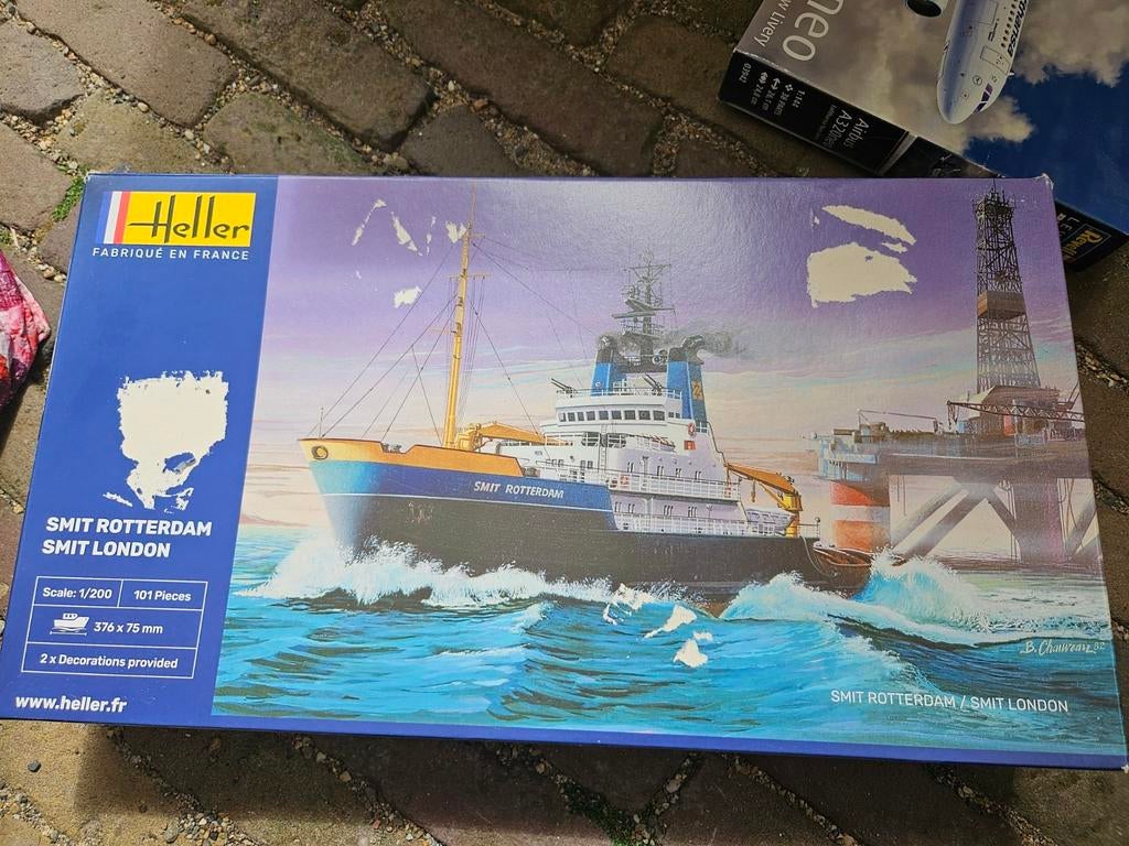 Heller Smit Rotterdam / Smit London Modelbouw Schip 1:200, Ophalen of Verzenden, Zo goed als nieuw, 1:50 tot 1:200, Heller