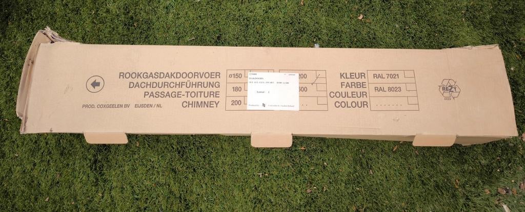 Rookgasafvoerbuis / Dakdoorvoer voor haard - Nieuw, Ophalen